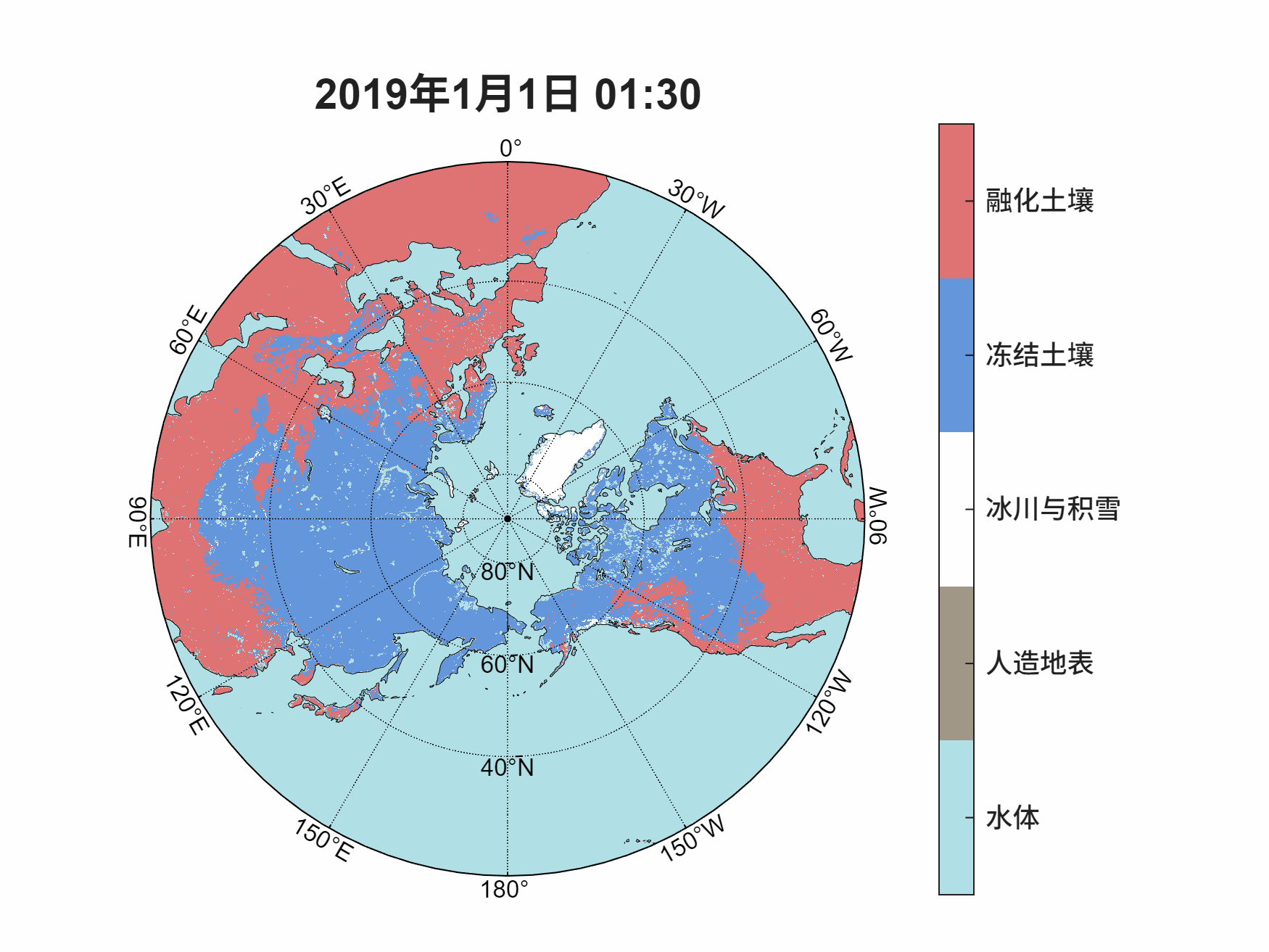 高分辨率（0.05°）全球近地表冻融状态数据集v2.0